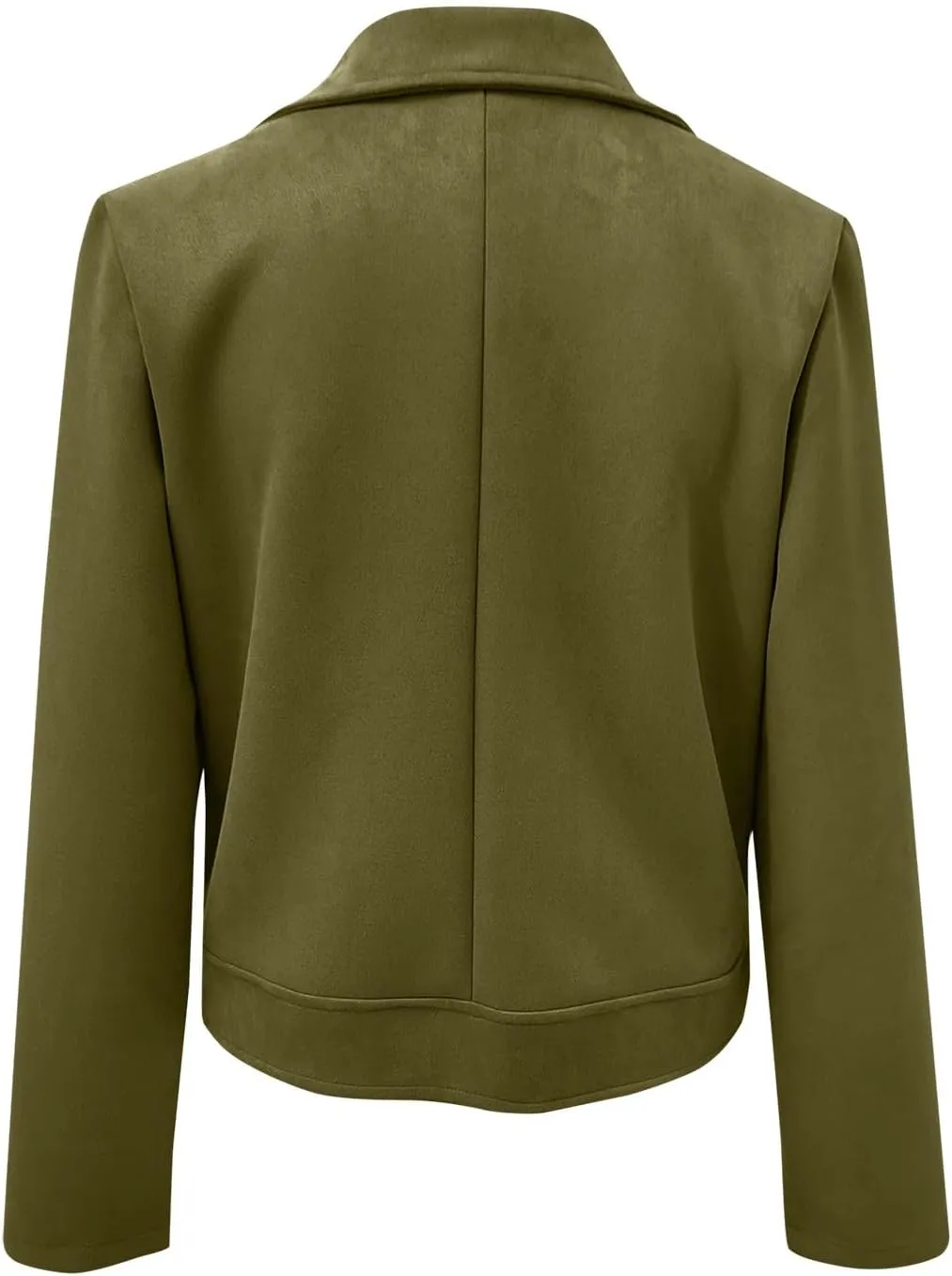 2023 Womens Trendy Coats Fall Biker Moto Jacket Fashion Long Sleeve Zipper Short Casual Coat Streetwear Cropped Outwear
