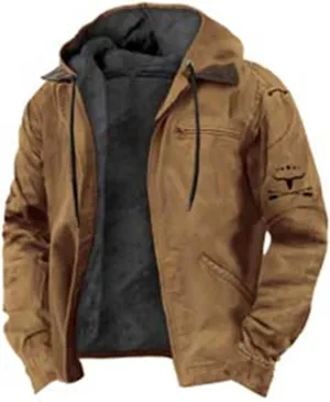ADJHDFH Camp Hoodie Sherpa Lined Bomber Jacket Men Fleece Hoodies For Men Zip Up 5Xl Bomber Jacket for Men Big And Tall