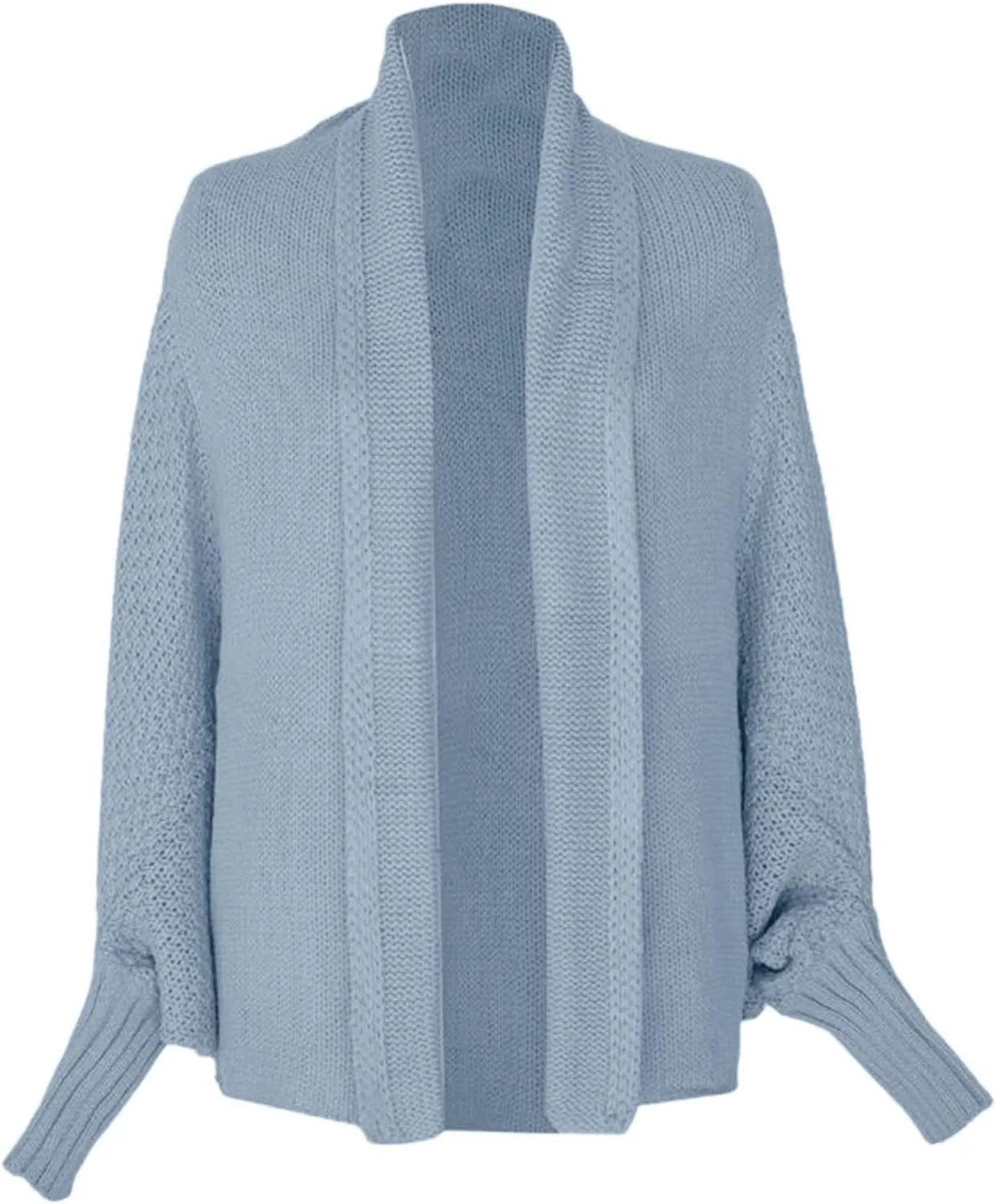 Cardigan Sweaters for Women Oversized Chunky Knit Kimono Slouchy Wrap Batwing Open Front Outwear Coat