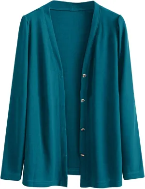 Cardigan Women Sleeve Ice Silk Knit with Skirt V Neck Cardigan Black Sweatshirt Women's Cardigan Sweaters Oversized