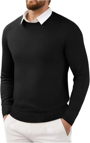 Cashmere Sweaters for Men, Men's Cashmere Sweater Warm Pullovers Crewneck Knit Winter Tops Male Knitwear Jumpers