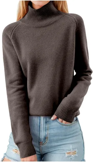 Cashmere Sweaters for Women Fashion Comfort Pullover Sweaters Casual Crewneck Sweater Dressy Long Sleeve Sweaters