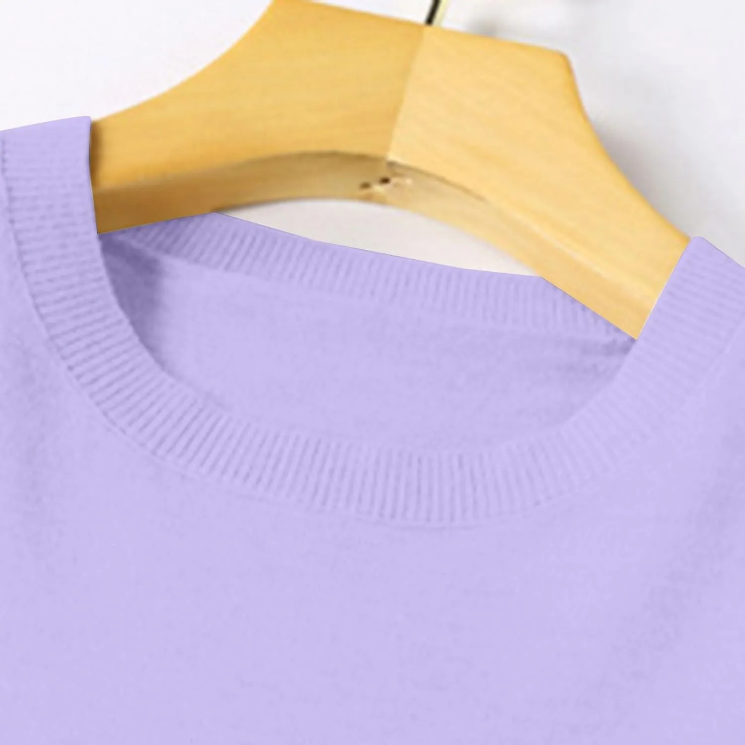 Cashmere Sweaters for Women Thin Lightweight Crewneck Sweaters Soft Wool Plain Crop Sweater Light Weight Sweaters