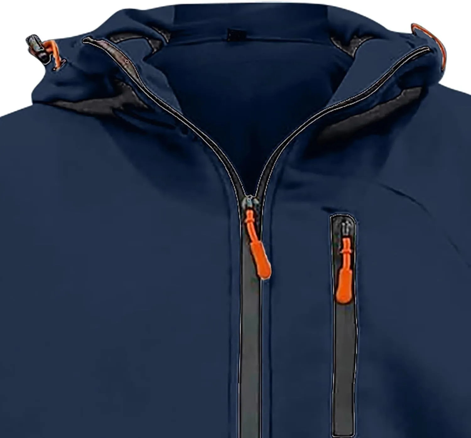 Casual Workout Hoodies for Men Full Zip Slim Fit Long Sleeve Hooded Sweatshirt Running Sports Athletic Track Jackets