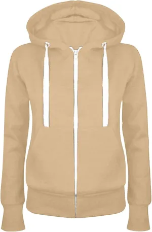 Ceboyel Women Zip Up Hoodies 2023 Drawstring Hooded Sweatshirts Long Sleeve Thin Jackets Lightweight trendy 2025 Fall Clothes