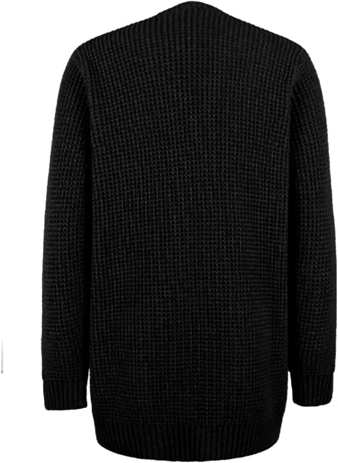 cooki Women's 2024 Fall Fashion Open Front Chunky Knit Sweater Cardigans Oversized Long Sleeve Cotton Cardigans Jacket
