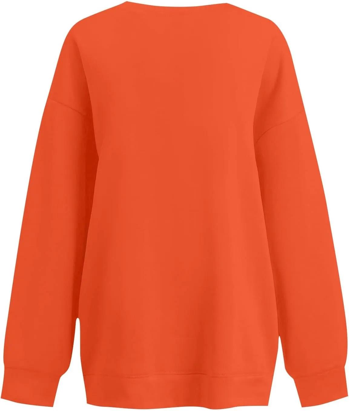 Crewneck Sweatshirts Women Soft Comfy Oversized Sweatshirt Drop Shoulder Long Sleeve Loose Fit Pullover Tops