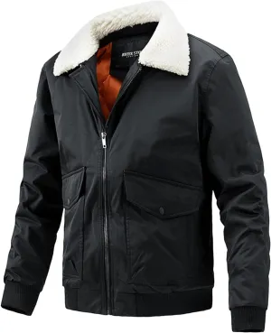 DuDubaby Casual Coat with Cotton Can Be Worn On Both Sides Men's Hooded Jacket Men's Jacket