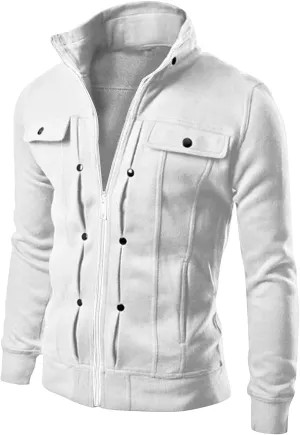 DuDubaby Mens Slim Lapel Cardigan Coat Jacket