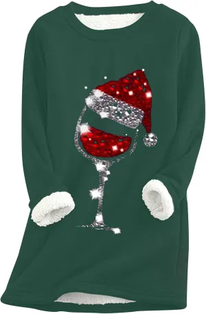 EFOFEI Womens Crew Neck Sweatshirt Long Sleeve Casual Loose Fit Tops Cute Printed Pullover Sweatshirts