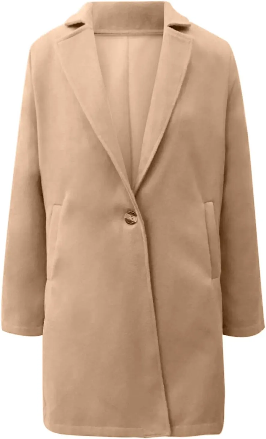 Fall Trench Coat for Women 2024 Single Breasted Outerwear Windproof Classic Overcoat Casual Slim Outdoor Jackets