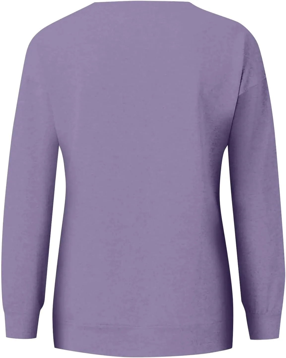fanmpghleoo Fleece Lined Sweatshirt Women Drop Shoulder Crewneck Sweatshirts Workout Athletic Soft Plain Tunic Pullover Tops