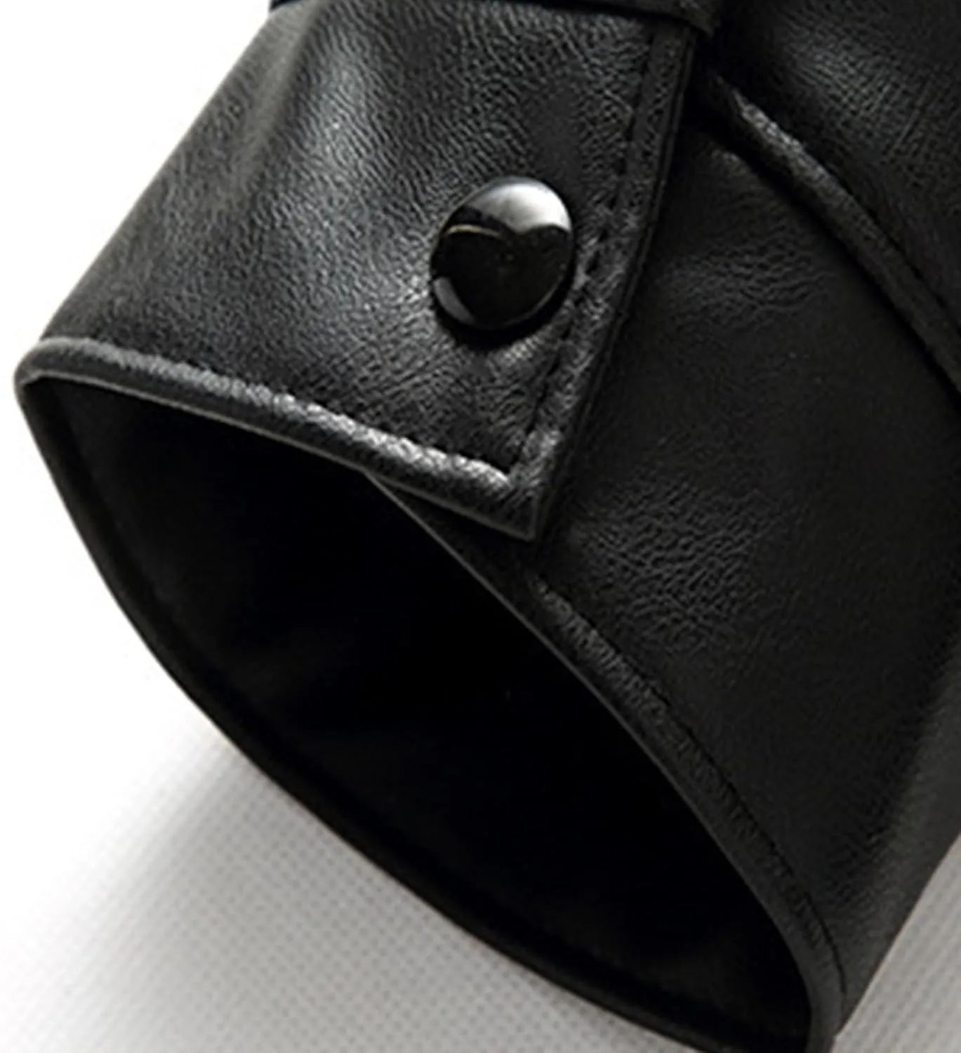 Faux Leather Jacket For Men Lapel Collar Bomber Jackets Motorcycle Full Zip-Up Slim Fit Biker Business Coat Outwear