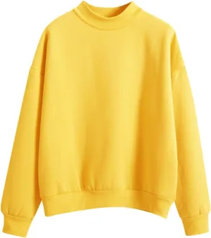 GIERIDUC Sweatshirt for Women Oversized Letter Print Fleece Crew Neck Pullover Casual Comfy Fall Fashion Teen Girl Hoodies