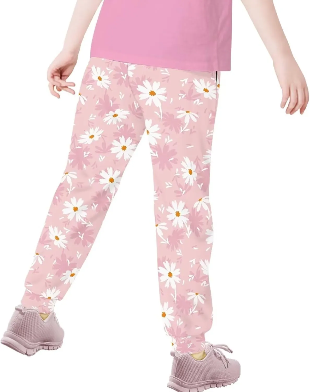 Girls' Sweatpants Active Yoga Pants Super Soft Athletic Performance Jogger Pants Size 4-15