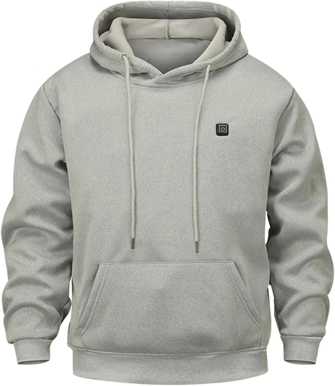 Heated Hoodie Unisex Heated Pullover Sweatshirt Thick Warm Hooded Long Sleeve Casual Tops Heating Coat with USB