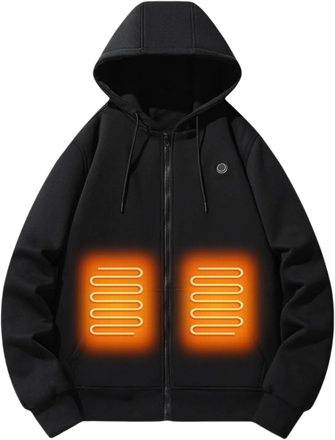 Heated Jacket, Heated Hoodies for Men&Women Lightweight Winter Warm USB Electric Outdoor Sweatshirts Jackets Unisex