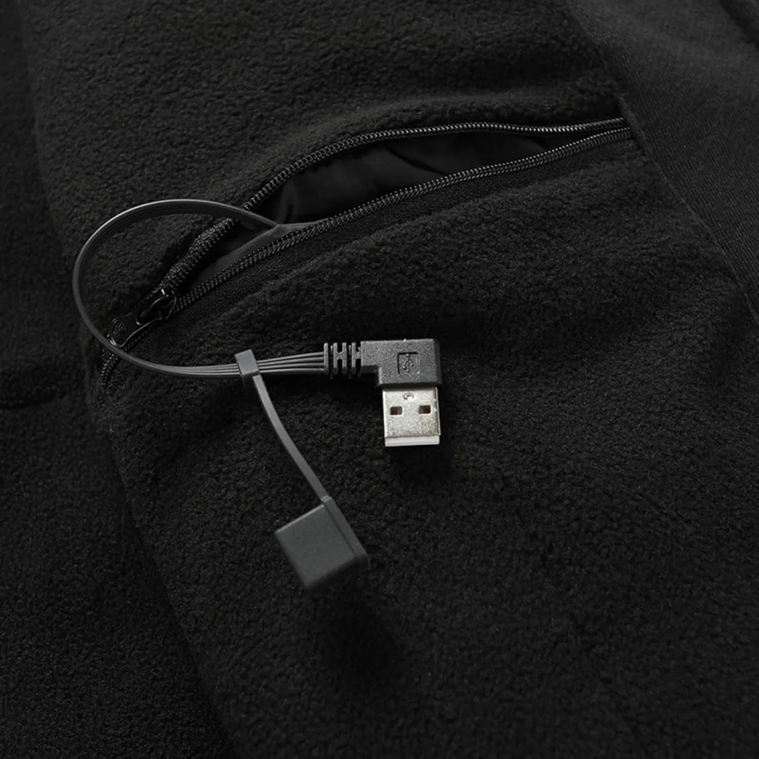 Heated Jacket, Heated Hoodies for Men&Women Lightweight Winter Warm USB Electric Outdoor Sweatshirts Jackets Unisex