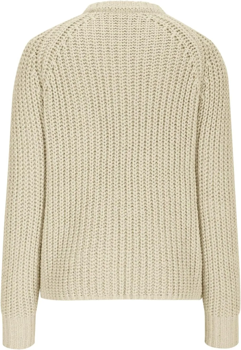 HGps8w Women's Chunky Knit Sweater Cardigans - Elegant Lantern Long Sleeve Loose Button Down Outerwear Coats