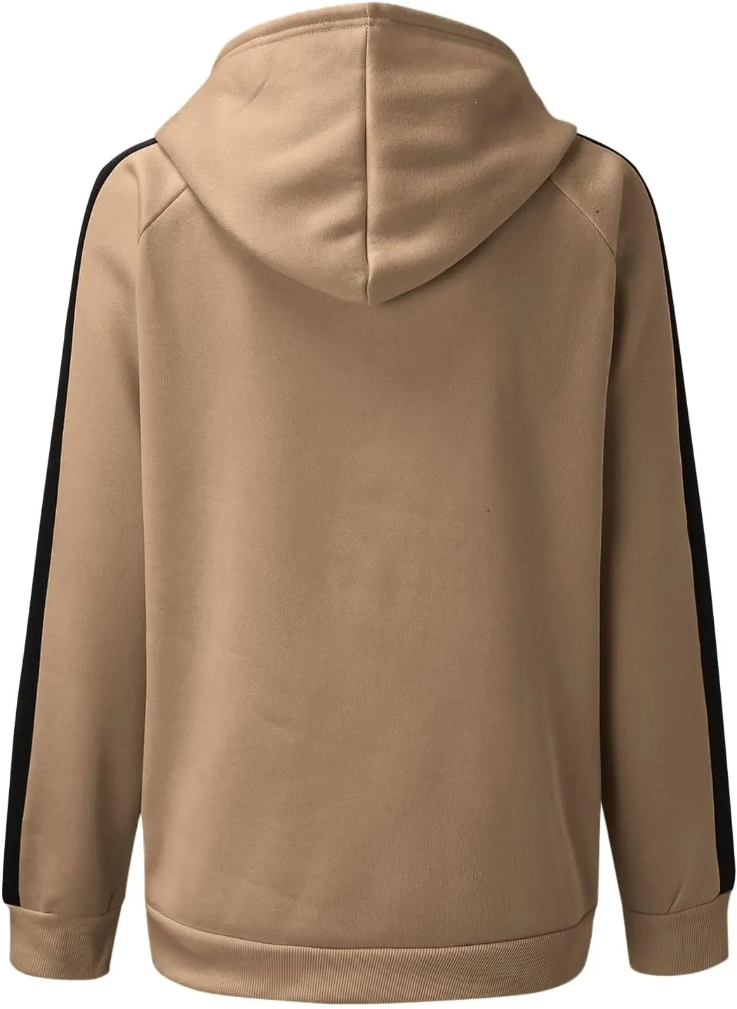 Hoodie Blazer for Women Full Zip Up Long Sleeve Open Front Workout Sweatshirts with Drawstring Hood Oversized Jackets