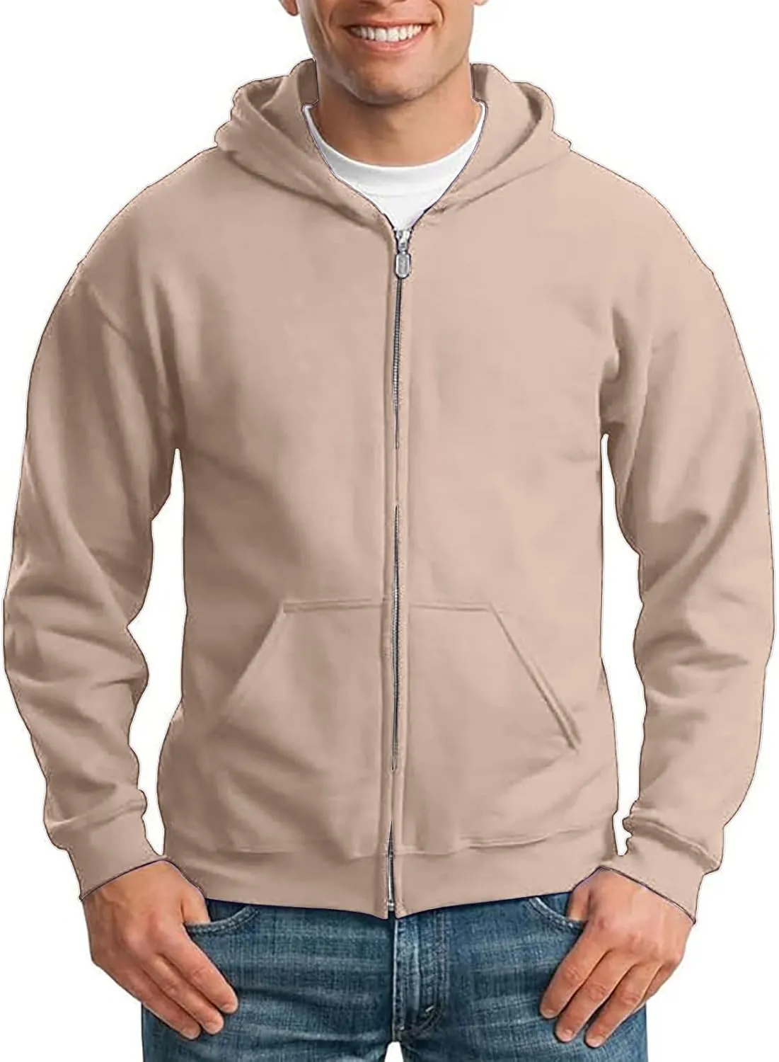 Hoodies for Men Fleece Warm Thick Jackets Full Zip Up Heavyweight Sherpa Lined Coat Hooded Sweatshirt with Zipper