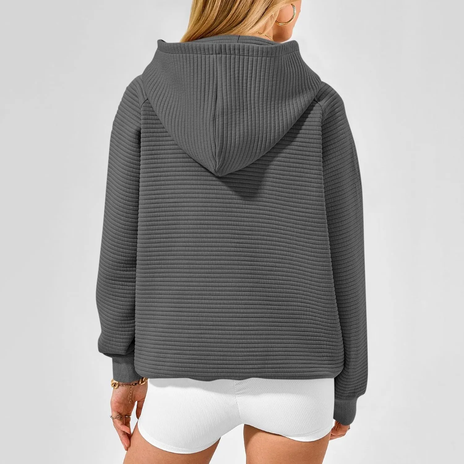 Hoodies For Teen Girls Long Sleeve Western Sweatshirts Knit Fall Sweaters Casual Solid Tunic Pullover With Pocket