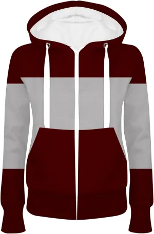 Hoodies for Women Slim Fit Zip Up & Pullover Hoodie Lightweight Long Sleeve Kangaroo Pocket Basic Casual Sweatshirt