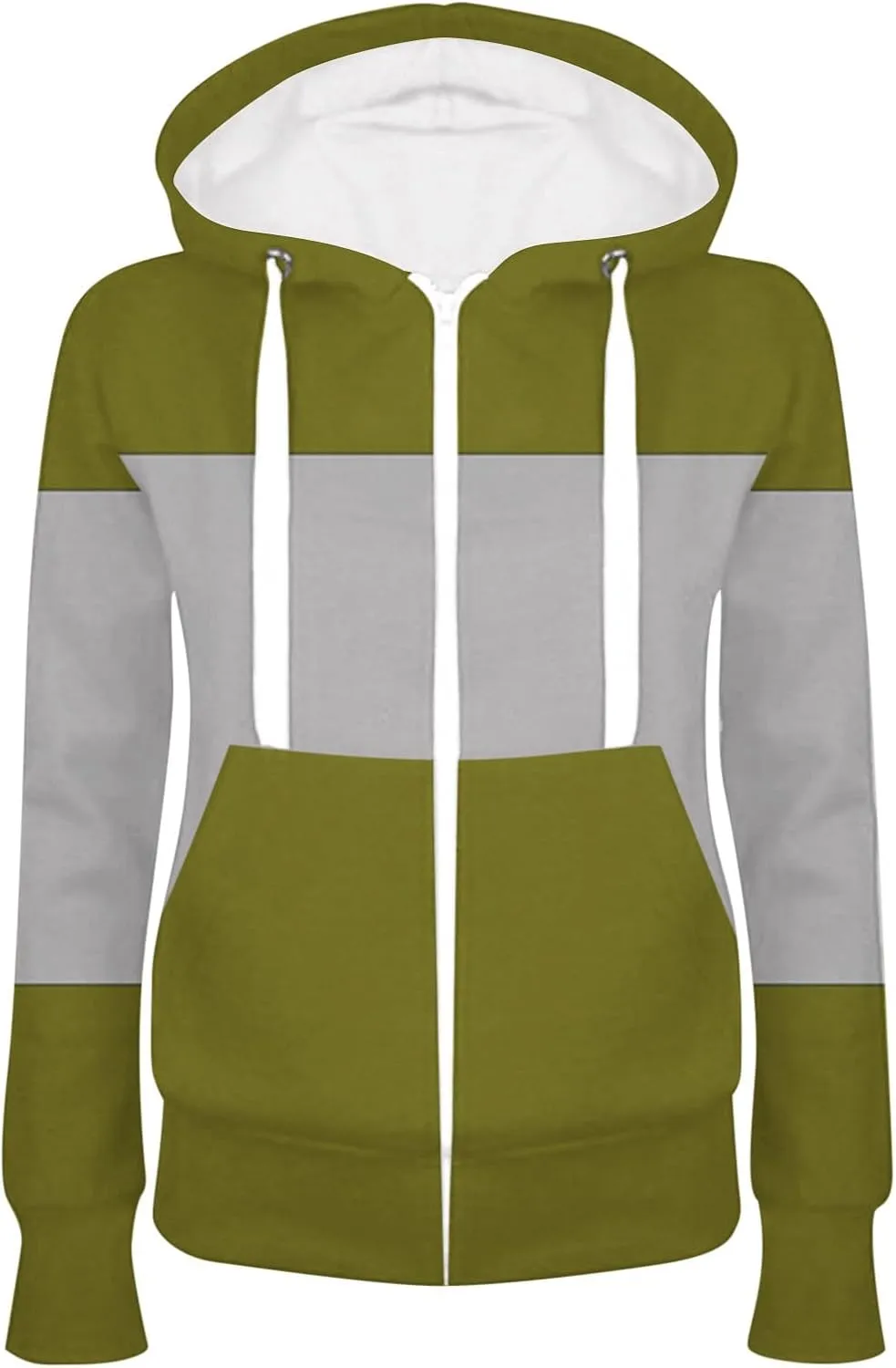 Hoodies for Women Slim Fit Zip Up & Pullover Hoodie Lightweight Long Sleeve Kangaroo Pocket Basic Casual Sweatshirt