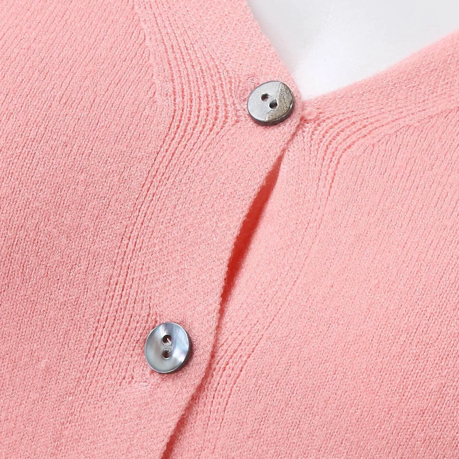 iLH Cardigan Sweaters for Women Lightweight Open Front Cropped Cardigans Button Down Knit Outwear 2024 Fall Casual Coat