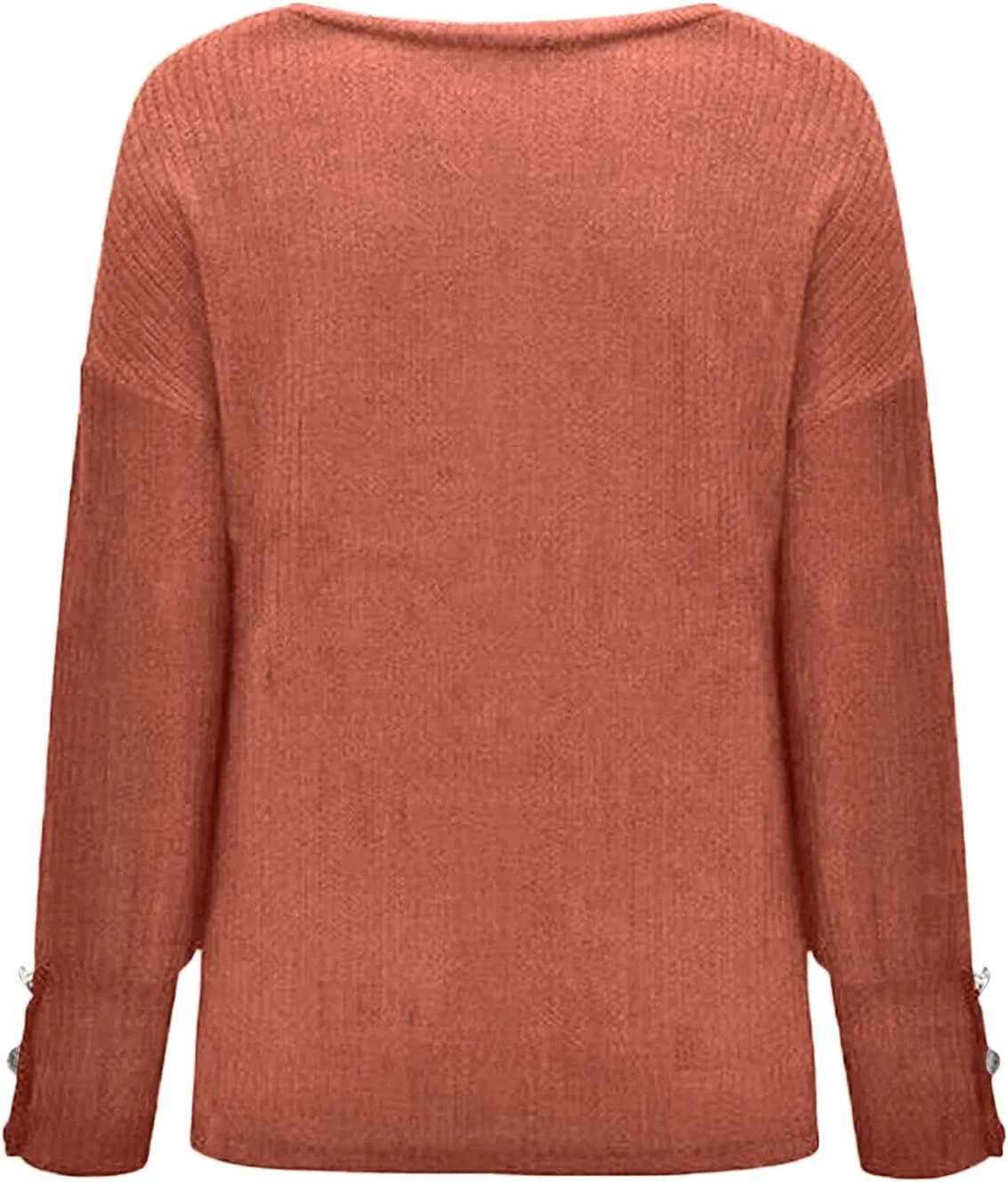 iLH Sweaters for Women 2024 Plus Size Ribbed Knit Sweater Crewneck Long Sleeve Pullover Shirts Comfort Jumper Shirt Tops
