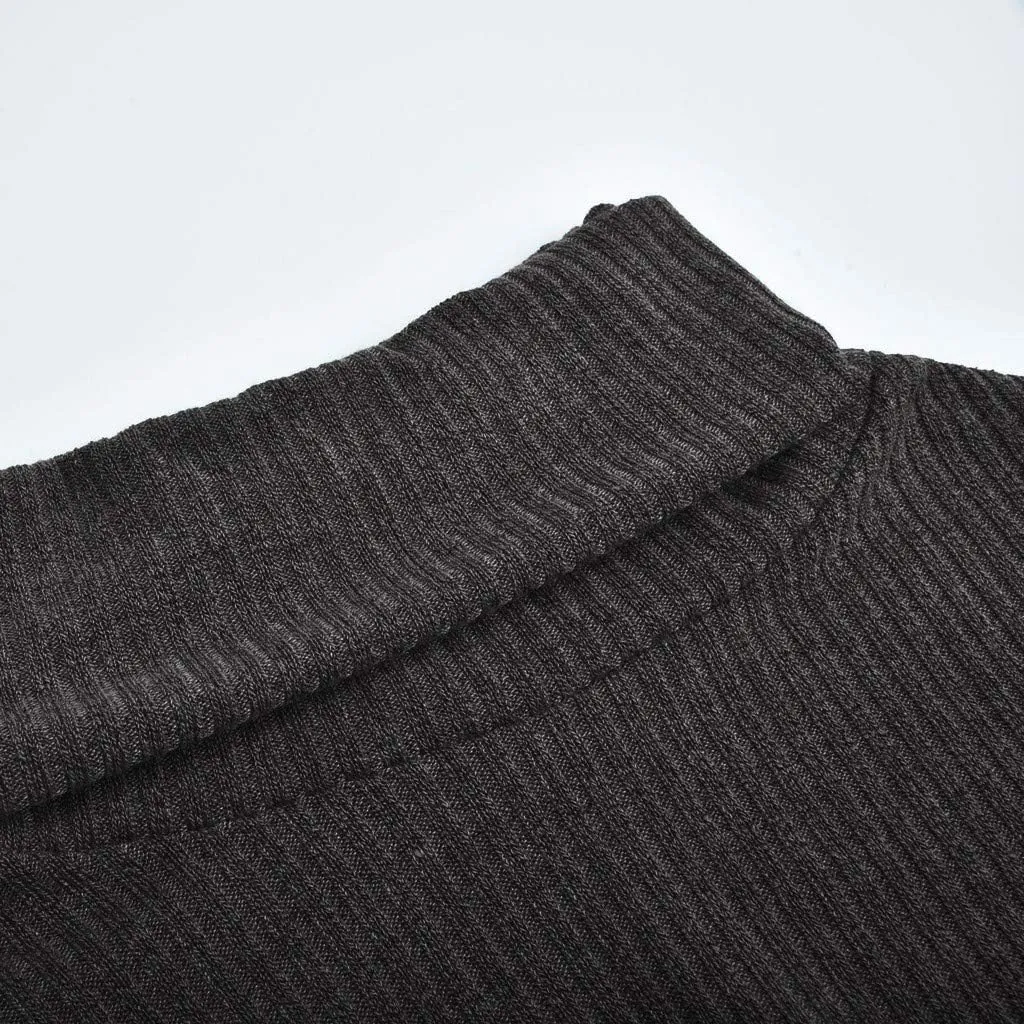 iLH Women's Sweater 2024 Oversized Turtleneck Sweater Casual Cable Knit Pullover Tops Fall Winter Trendy Chunky Shirts