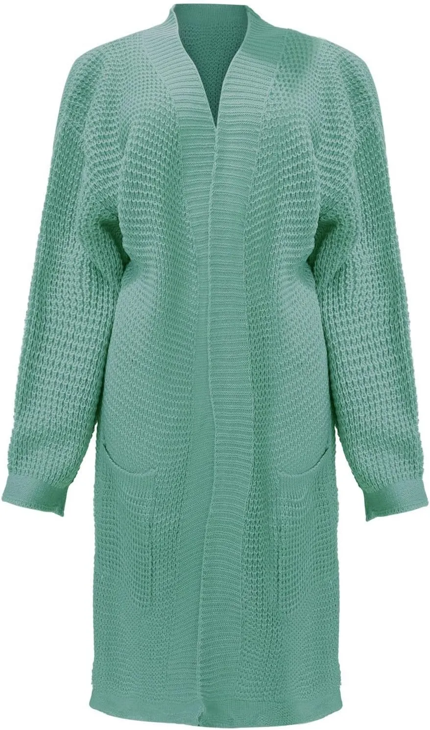 iLH Womens Sweater Cardigan Open Front Chunky Knit Cardigan For Women Fall Winter Leisure Loose Fit Sweater Cardigan