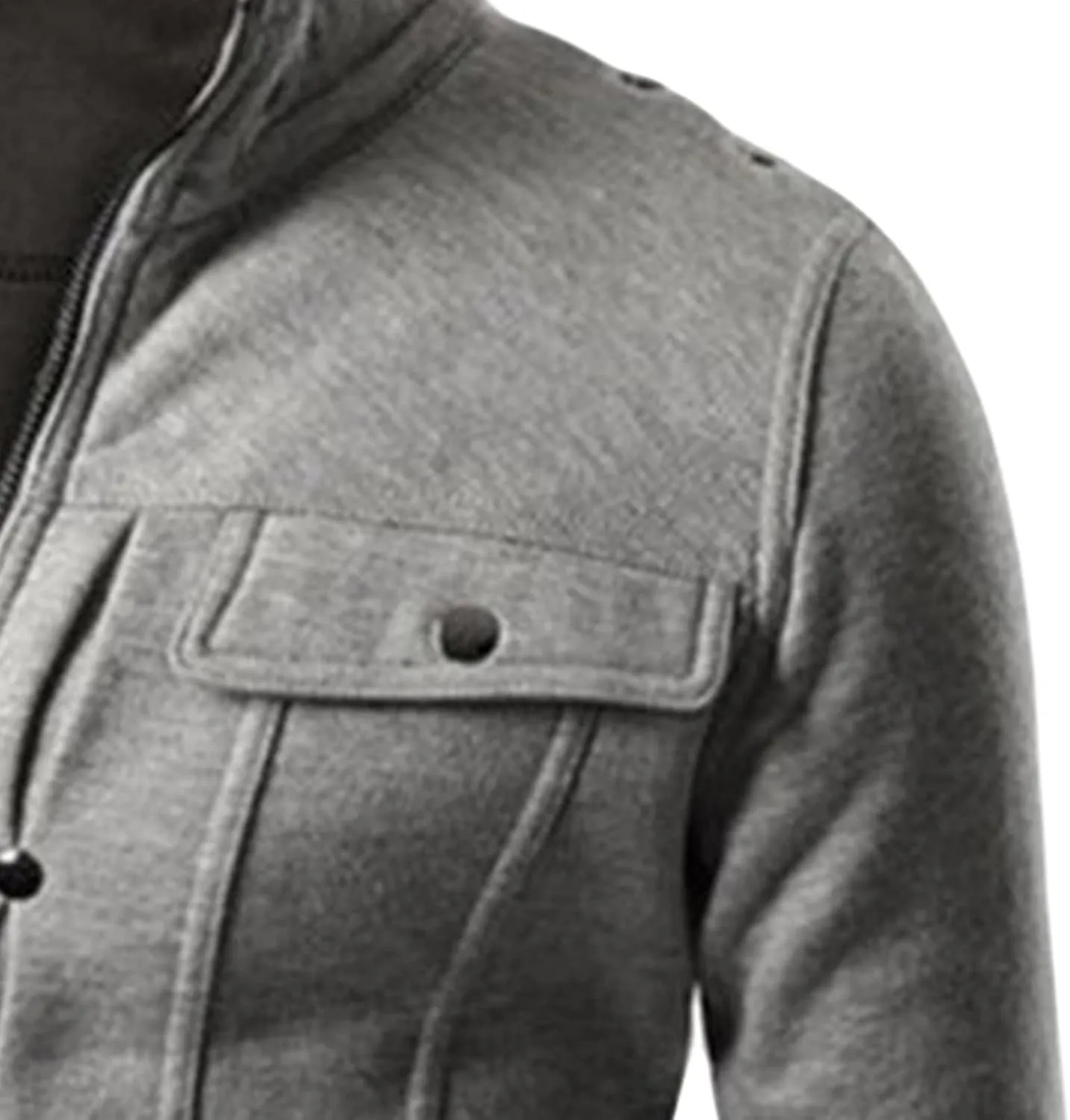 JEShifangjiusu Men'S Oblique Zipper Long Sleeve T-Shirt Casual Stand Collar Sweatshirt Fashion Slim Fit Lightweight Jacket