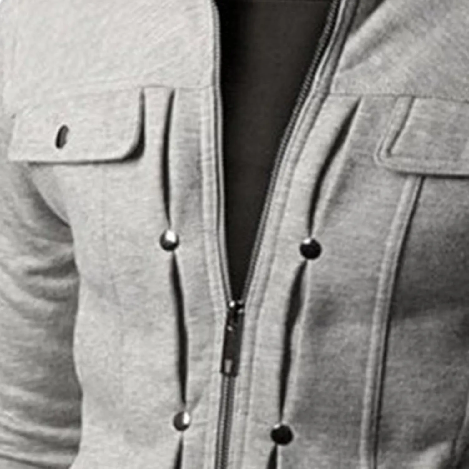 JEShifangjiusu Men'S Oblique Zipper Long Sleeve T-Shirt Casual Stand Collar Sweatshirt Fashion Slim Fit Lightweight Jacket