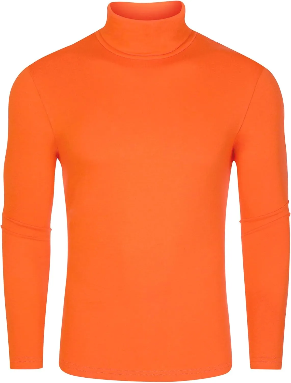 Lars Amadeus Turtleneck Top for Men's Slim Fit Long Sleeves Knitted Pullover T-Shirt