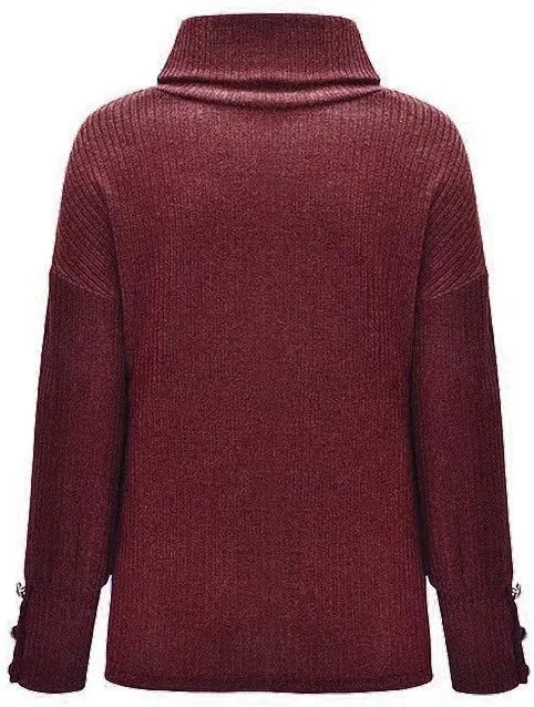 LCMTWX Plus Size Sweater for Women Tops Pullover Turtleneck Sweater Long Sweater Slim Fitting Knitwear Tops 2023 Fall