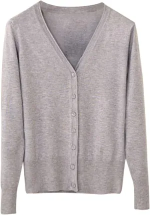 Lightweight Cardigan Sweaters Button Down Cable Knit V Neck Sweaters Comfy Soft Trendy Fall Clothing 2024