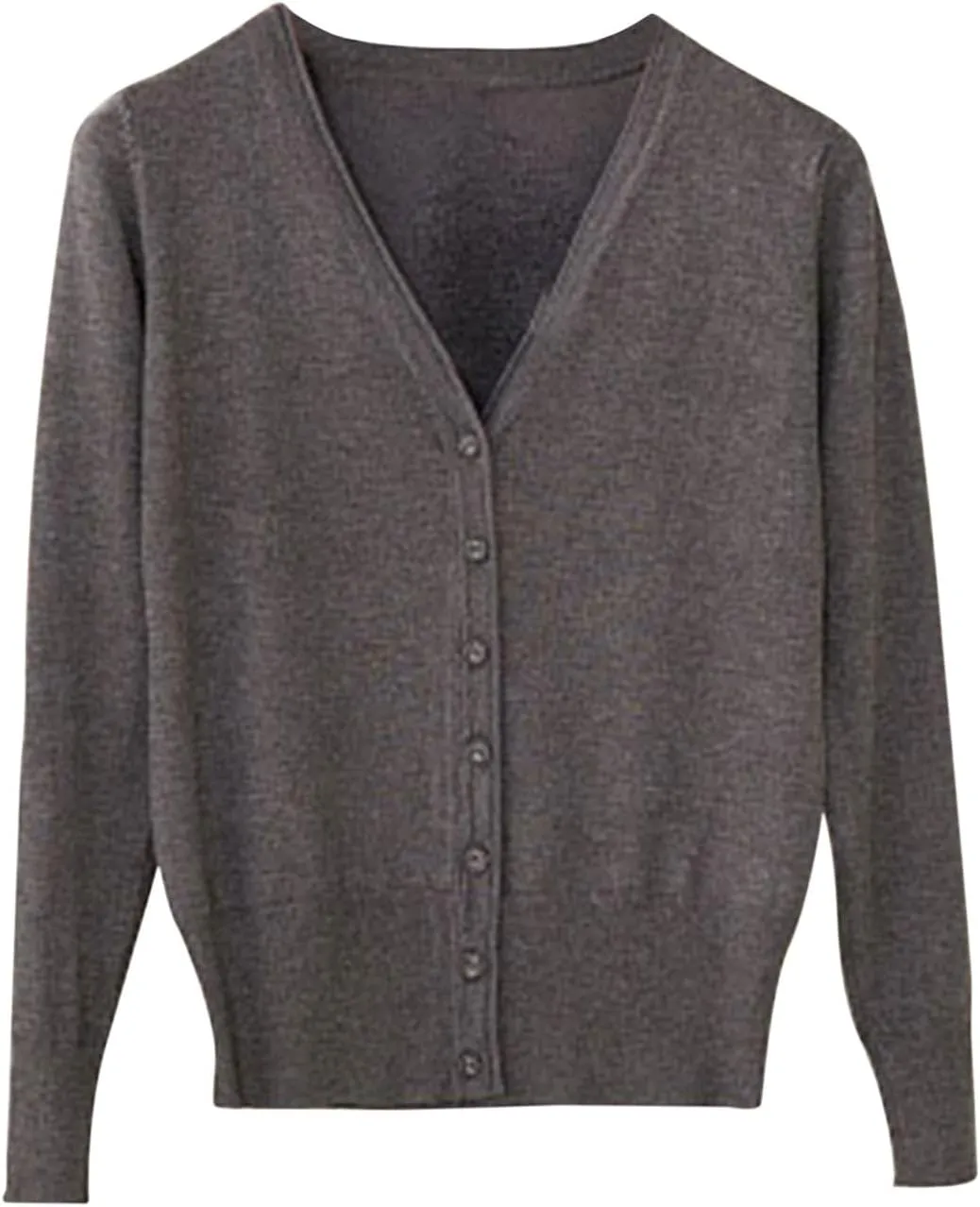 Lightweight Cardigan Sweaters Button Down Cable Knit V Neck Sweaters Comfy Soft Trendy Fall Clothing 2024