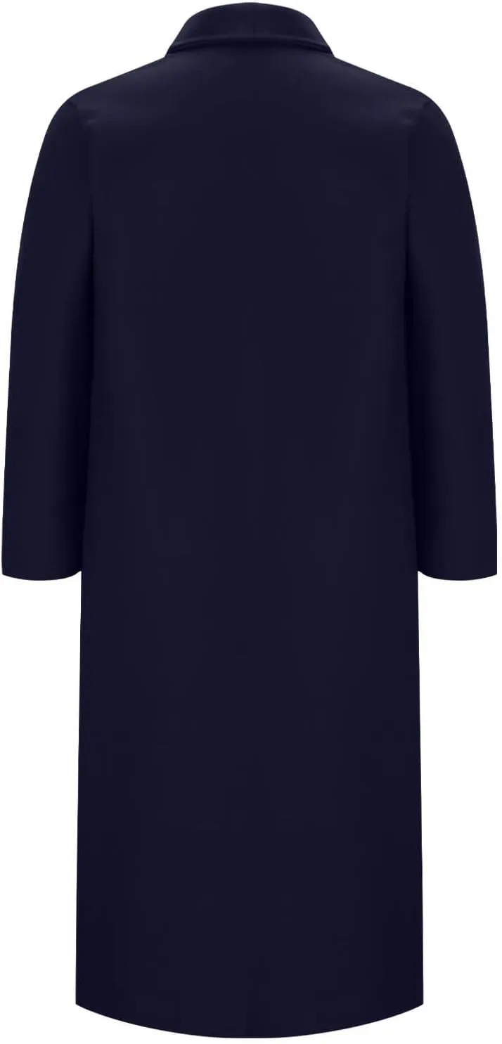Lmdudan Wool Blend Coat for Women Elegant Shawl Collar Open Front Coats Formal Work Mid Long Winter Pea Coat Outwear Tops