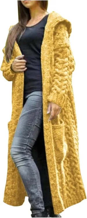 Long Cardigans Sweater for Women Jacket Open Front Knit Oversized Lightweight Sweater