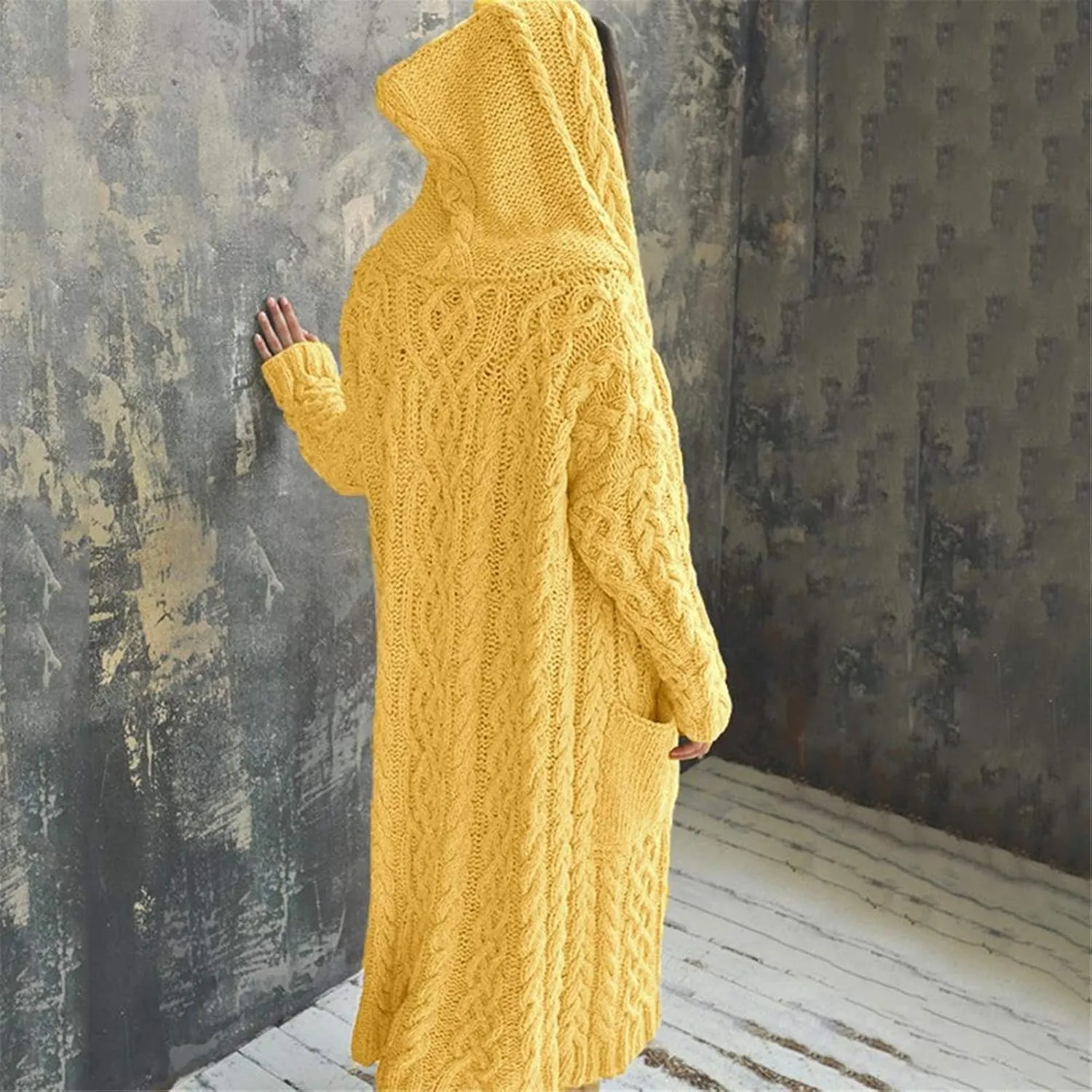 Long Cardigans Sweater for Women Jacket Open Front Knit Oversized Lightweight Sweater