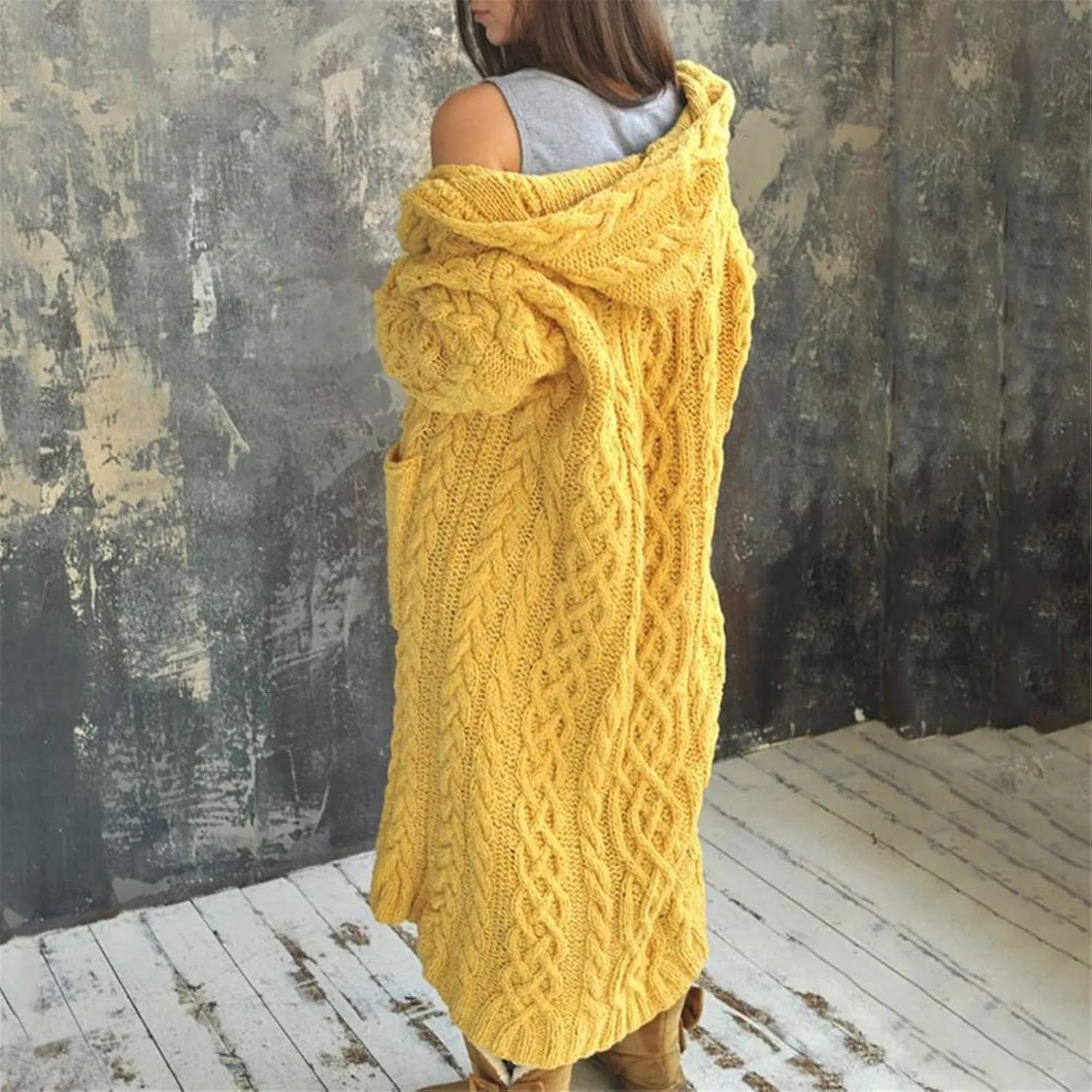 Long Cardigans Sweater for Women Jacket Open Front Knit Oversized Lightweight Sweater