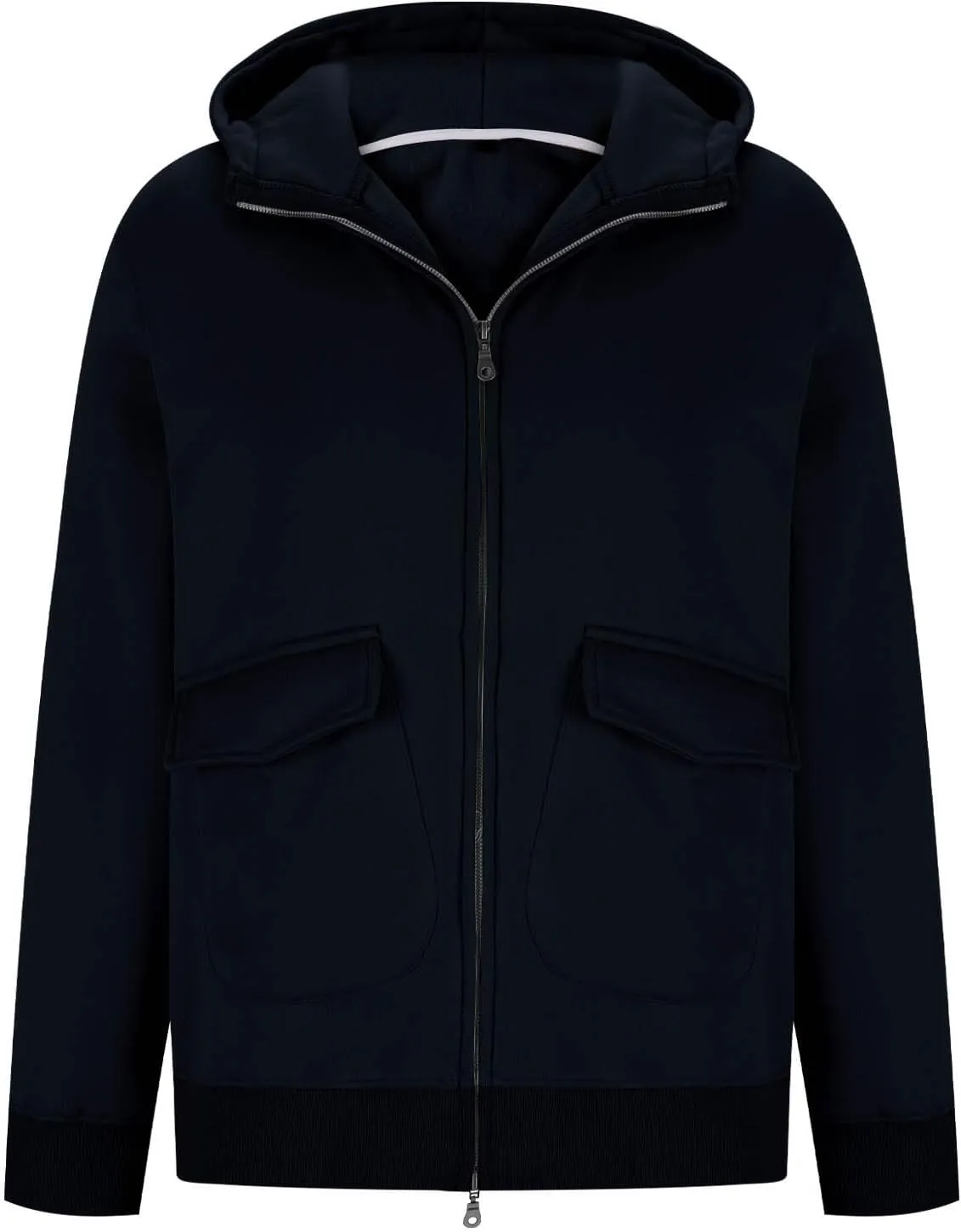 Men Cardigan Hoodies Collar Cardigans Slim Fit Zipper Cardigan Sweater with Front Big Pockets Solid Sweater Hiking