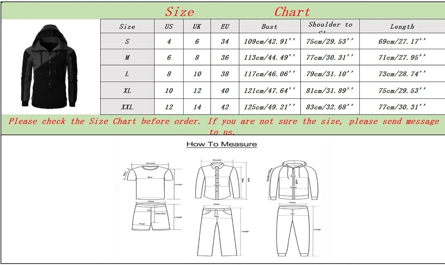 Men Hoodies Casual Hoodies for Men with Zip Pockets Full Zip Long Sleeve Sweatshirt Athletic Workout Hooded Jackets