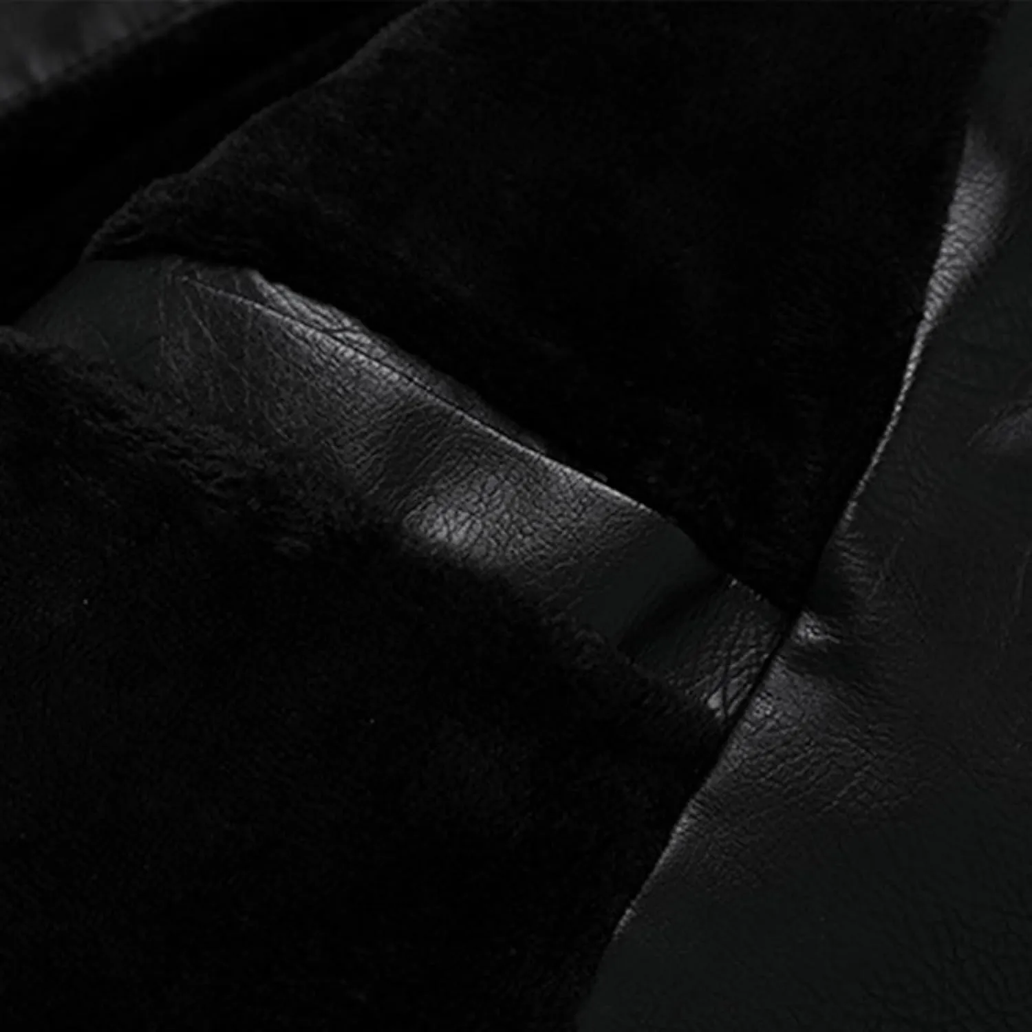 Men's Bomber Jacket Leather Casual Stand Collar Pu Faux Zip-Up Motorcycle Jacket With Pocket Flame Print Outwears