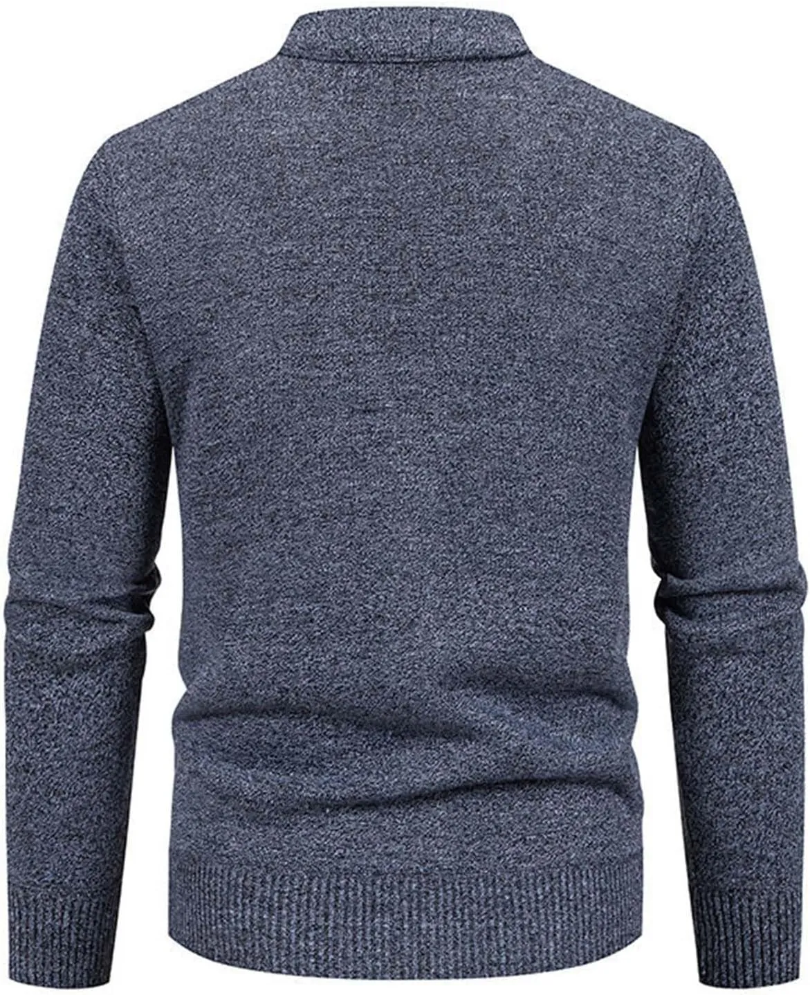 Men's Cardigan Sweaters Soft Knitted V Neck Button Down Sweater with Pockets Long Sleeve Casual Slim Fit Outwear Coat