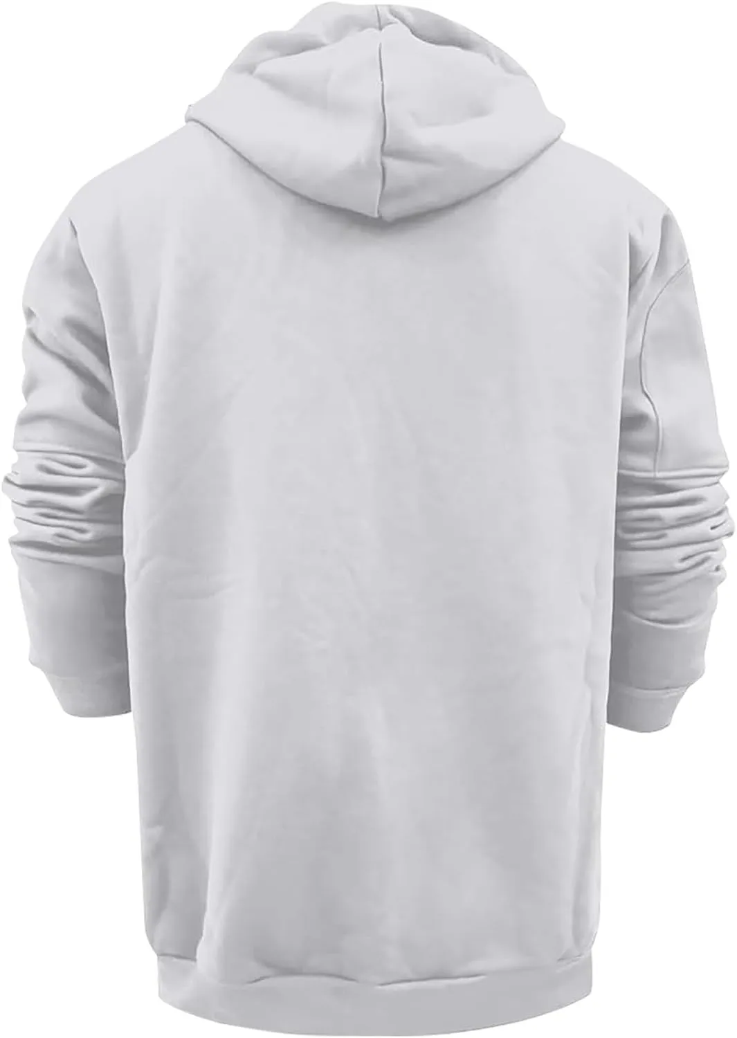 Men's Casual Hoodies Sweatshirt Full Zip Long Sleeve Athletic Workout Hooded Jackets Slim Fit Gym Running Active Tops