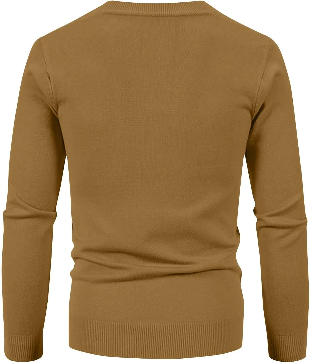 Mens Casual Slim Fit Cardigan Sweaters Long Sleeve V-Neck Basic Designed Cardigans Solid Button Down Knitted Sweater