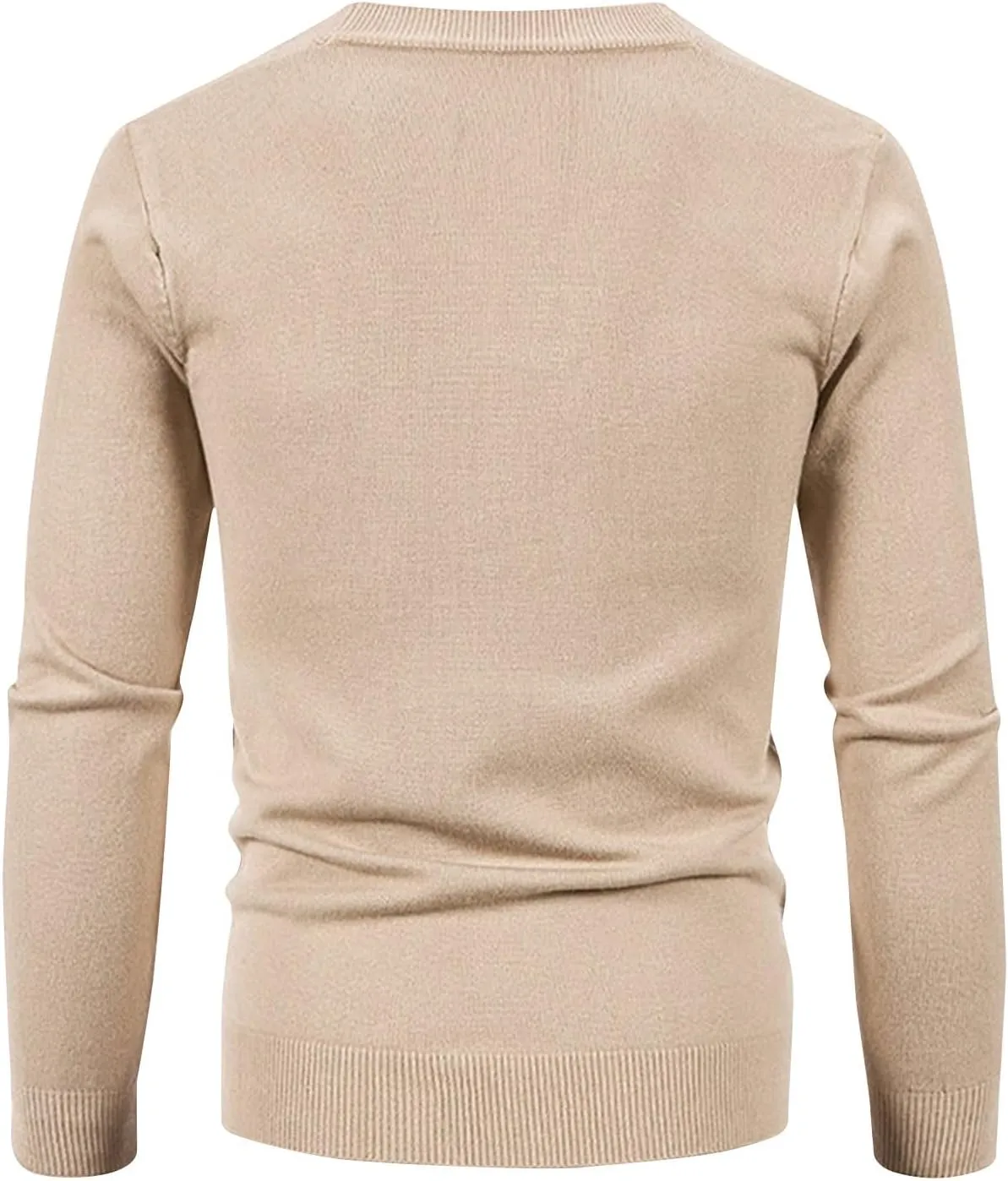Mens Casual Slim Fit Cardigan Sweaters Long Sleeve V-Neck Basic Designed Cardigans Solid Button Down Knitted Sweater