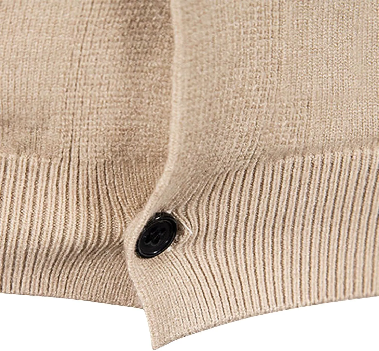 Mens Casual Slim Fit Cardigan Sweaters Long Sleeve V-Neck Basic Designed Cardigans Solid Button Down Knitted Sweater